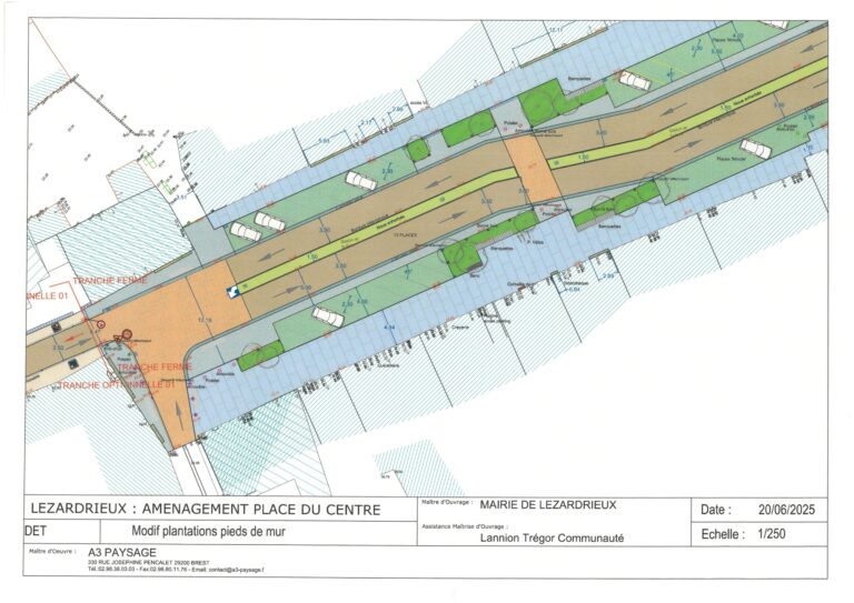 Aménagement de la Place du Centre - Lézardrieux